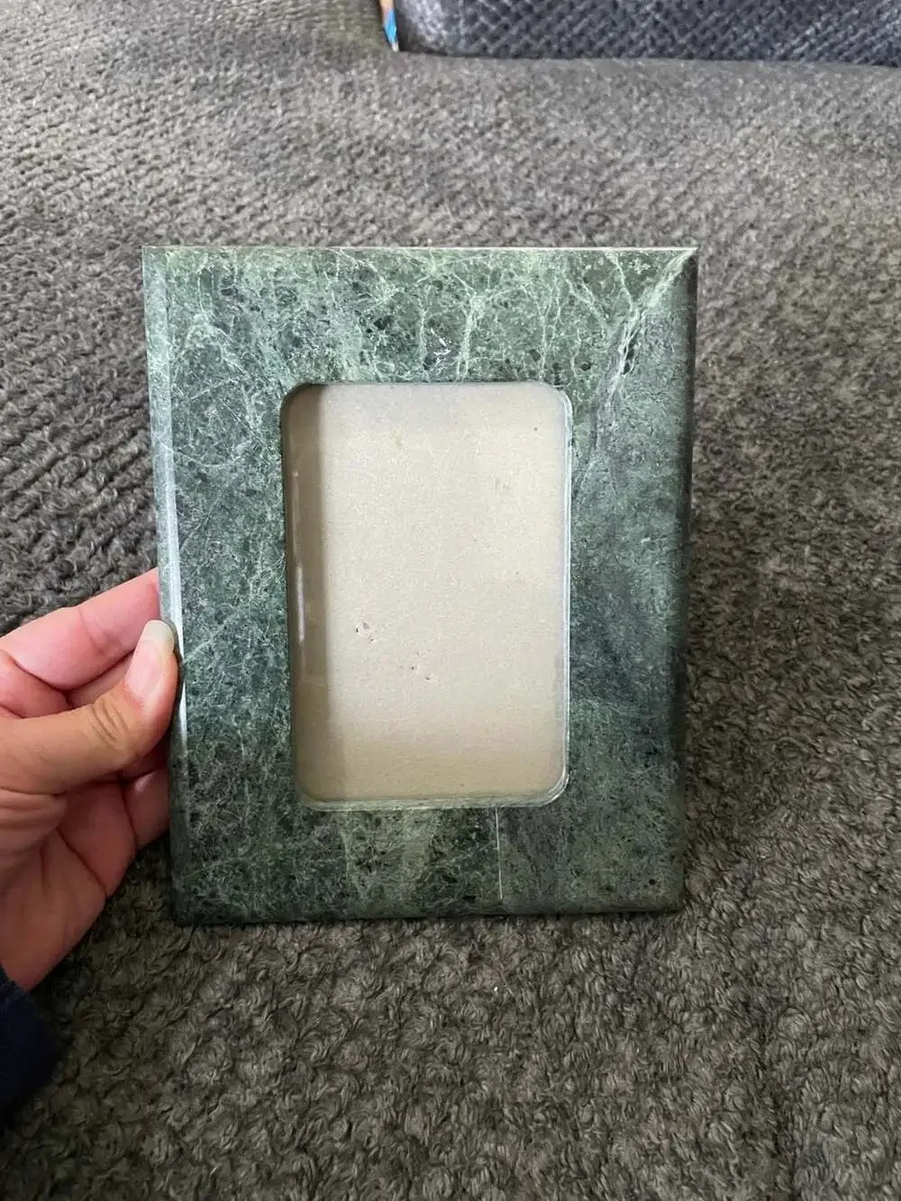 Vintage Green Marble Picture Frame